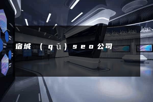 宿城區(qū)seo公司