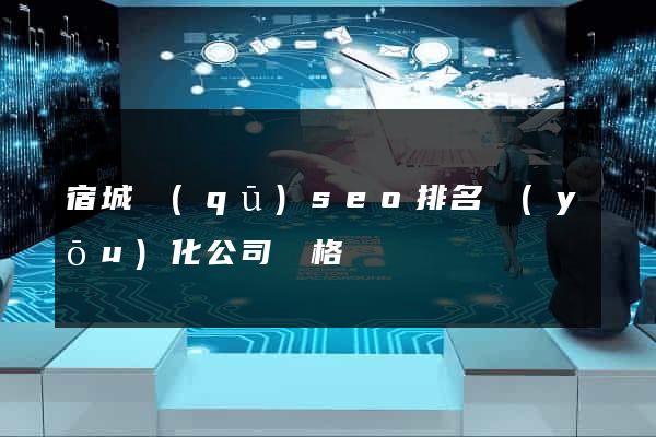宿城區(qū)seo排名優(yōu)化公司價格
