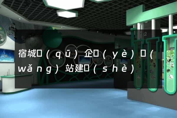 宿城區(qū)企業(yè)網(wǎng)站建設(shè)