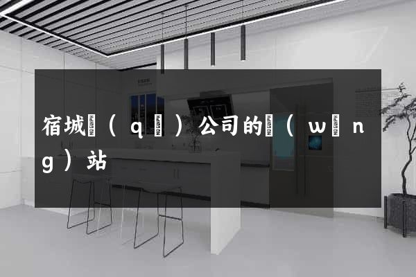 宿城區(qū)公司的網(wǎng)站