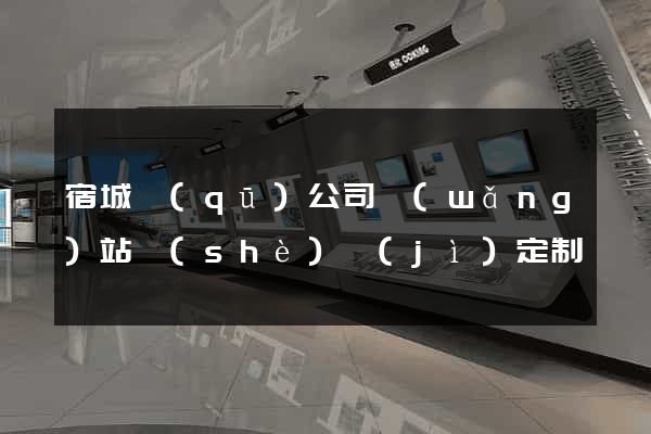 宿城區(qū)公司網(wǎng)站設(shè)計(jì)定制