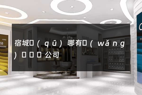 宿城區(qū)哪有網(wǎng)頁設計公司