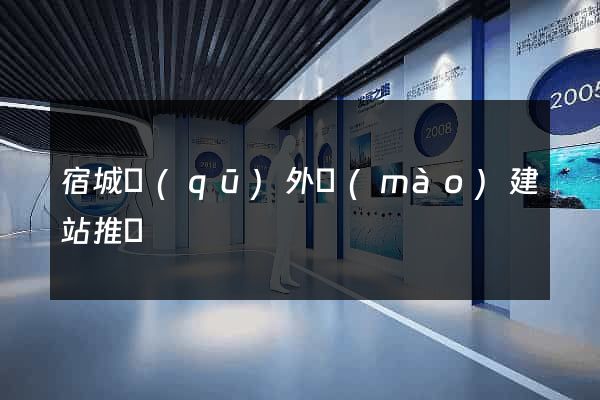 宿城區(qū)外貿(mào)建站推廣