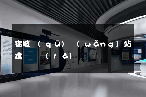 宿城區(qū)網(wǎng)站建設開發(fā)