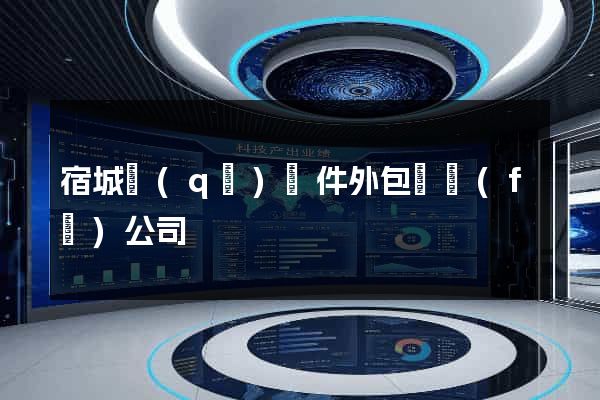 宿城區(qū)軟件外包開發(fā)公司