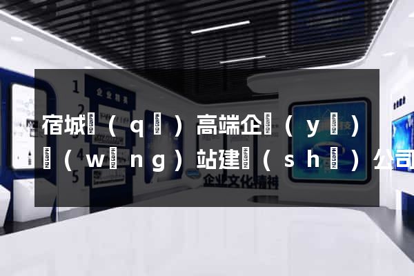 宿城區(qū)高端企業(yè)網(wǎng)站建設(shè)公司