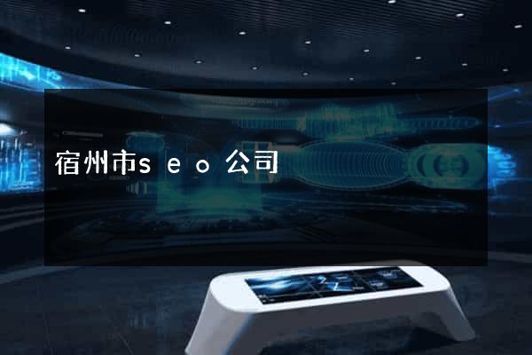 宿州市seo公司