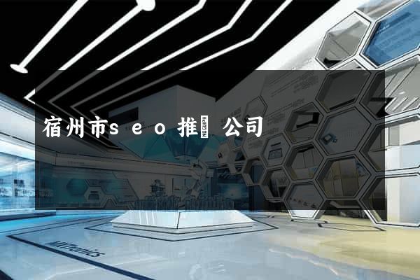 宿州市seo推廣公司