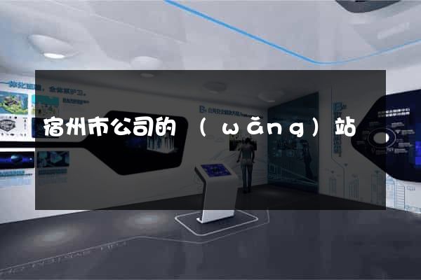 宿州市公司的網(wǎng)站