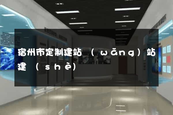宿州市定制建站網(wǎng)站建設(shè)