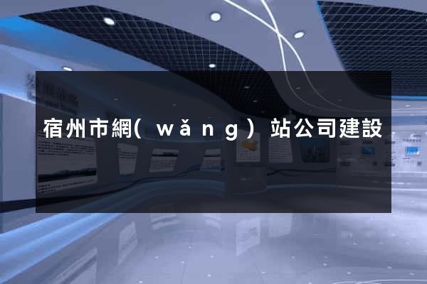 宿州市網(wǎng)站公司建設