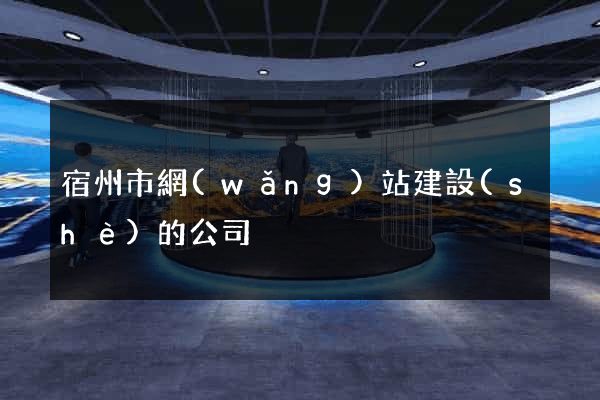 宿州市網(wǎng)站建設(shè)的公司