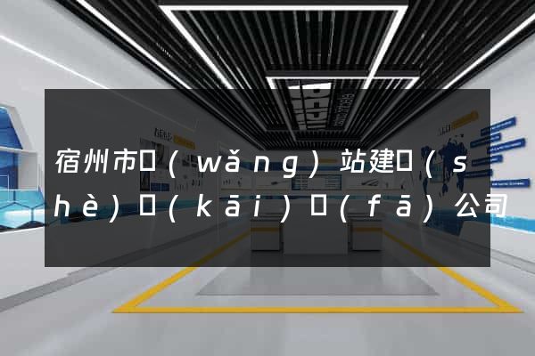 宿州市網(wǎng)站建設(shè)開(kāi)發(fā)公司
