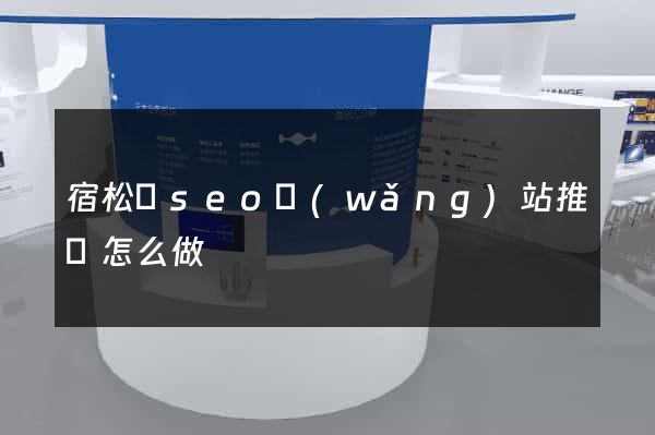 宿松縣seo網(wǎng)站推廣怎么做