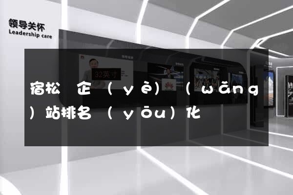 宿松縣企業(yè)網(wǎng)站排名優(yōu)化