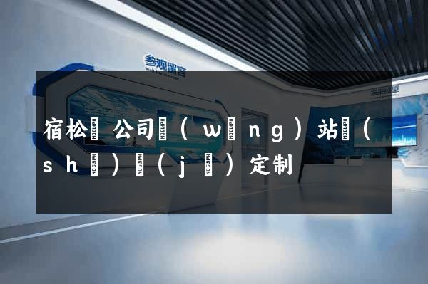 宿松縣公司網(wǎng)站設(shè)計(jì)定制