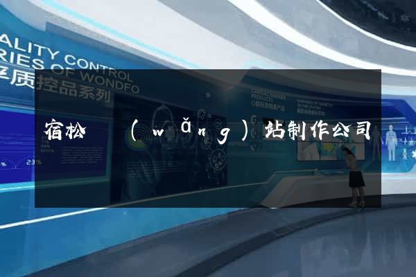 宿松縣網(wǎng)站制作公司