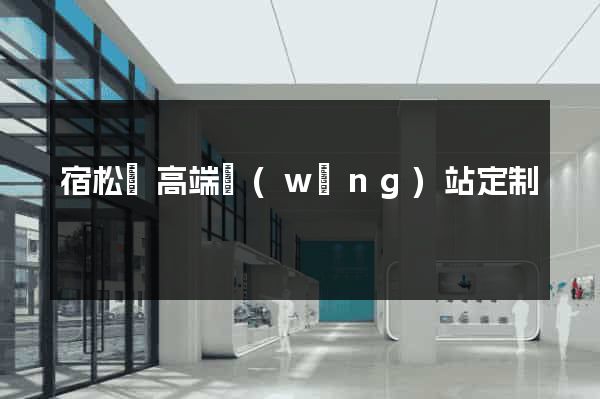 宿松縣高端網(wǎng)站定制