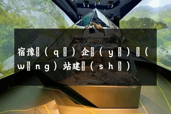 宿豫區(qū)企業(yè)網(wǎng)站建設(shè)