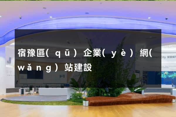 宿豫區(qū)企業(yè)網(wǎng)站建設