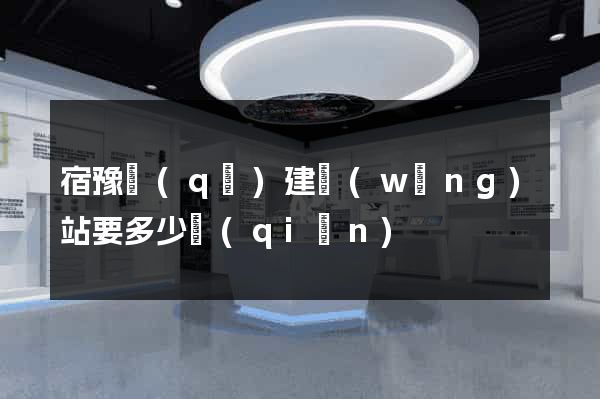 宿豫區(qū)建網(wǎng)站要多少錢(qián)