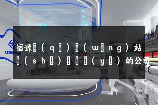 宿豫區(qū)網(wǎng)站設(shè)計專業(yè)的公司