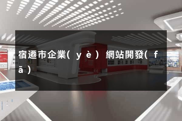 宿遷市企業(yè)網站開發(fā)