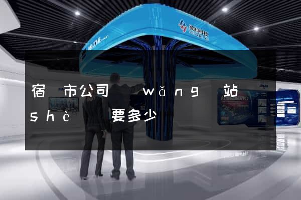 宿遷市公司網(wǎng)站設(shè)計要多少錢