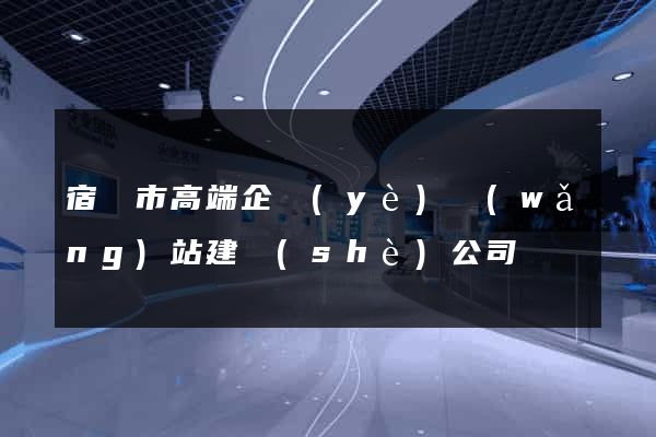 宿遷市高端企業(yè)網(wǎng)站建設(shè)公司