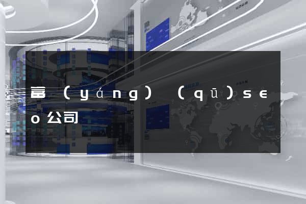 富陽(yáng)區(qū)seo公司
