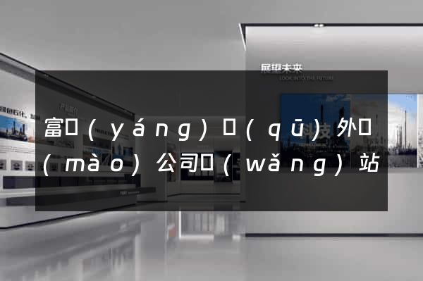 富陽(yáng)區(qū)外貿(mào)公司網(wǎng)站
