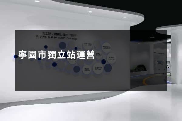 寧國市獨立站運營