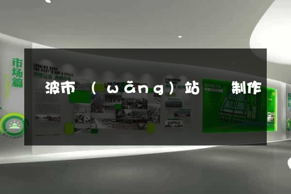 寧波市網(wǎng)站設計制作