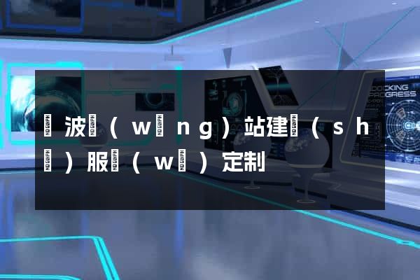 寧波網(wǎng)站建設(shè)服務(wù)定制