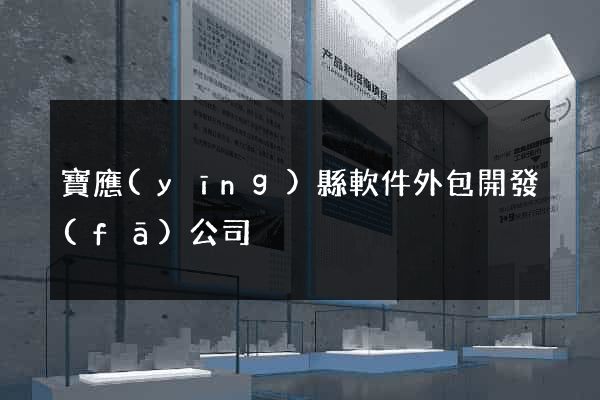 寶應(yīng)縣軟件外包開發(fā)公司