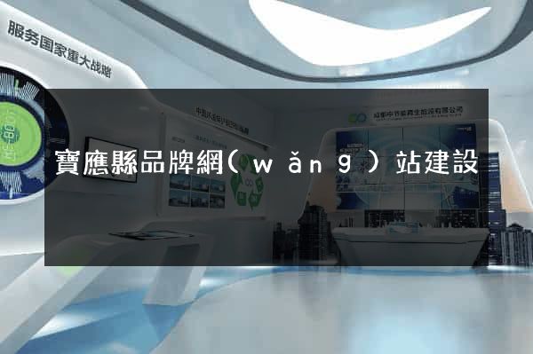 寶應縣品牌網(wǎng)站建設