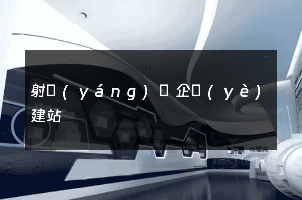 射陽(yáng)縣企業(yè)建站