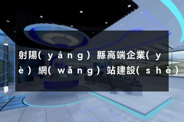 射陽(yáng)縣高端企業(yè)網(wǎng)站建設(shè)公司