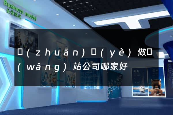 專(zhuān)業(yè)做網(wǎng)站公司哪家好