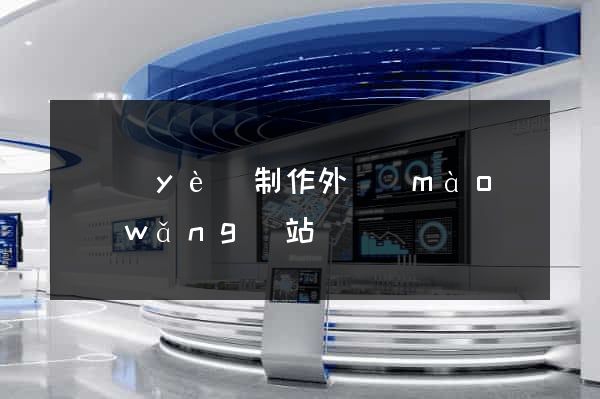 專業(yè)制作外貿(mào)網(wǎng)站
