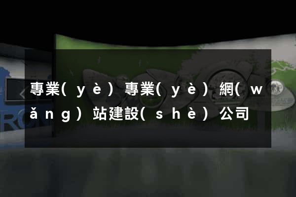 專業(yè)專業(yè)網(wǎng)站建設(shè)公司