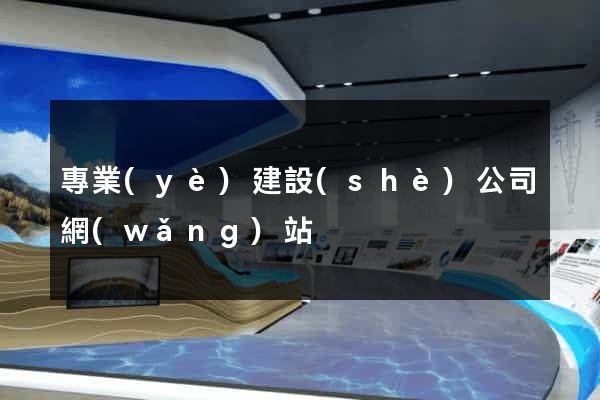 專業(yè)建設(shè)公司網(wǎng)站