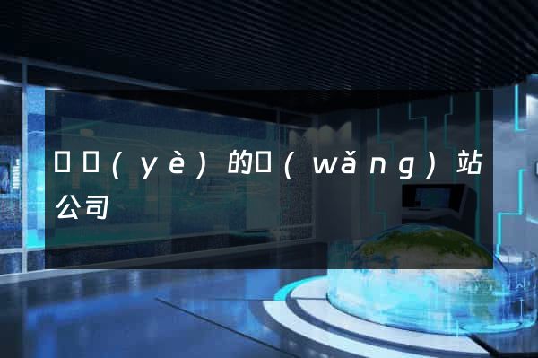專業(yè)的網(wǎng)站公司