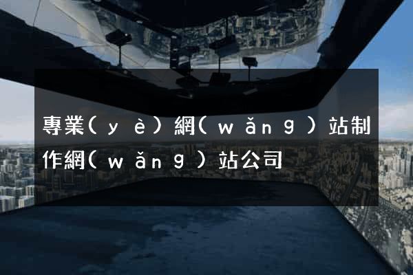 專業(yè)網(wǎng)站制作網(wǎng)站公司