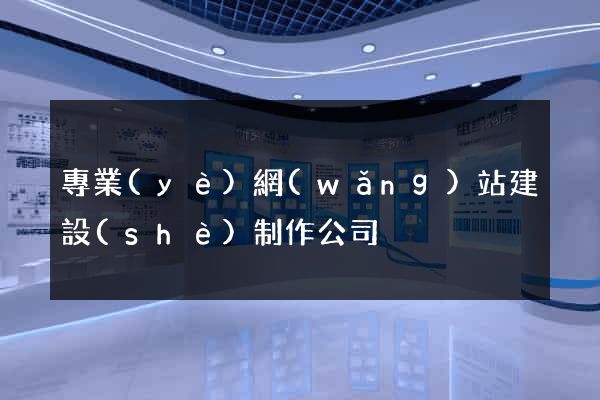 專業(yè)網(wǎng)站建設(shè)制作公司