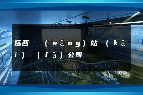 岳西縣網(wǎng)站開(kāi)發(fā)公司