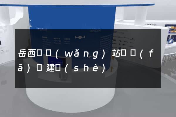 岳西縣網(wǎng)站開發(fā)與建設(shè)