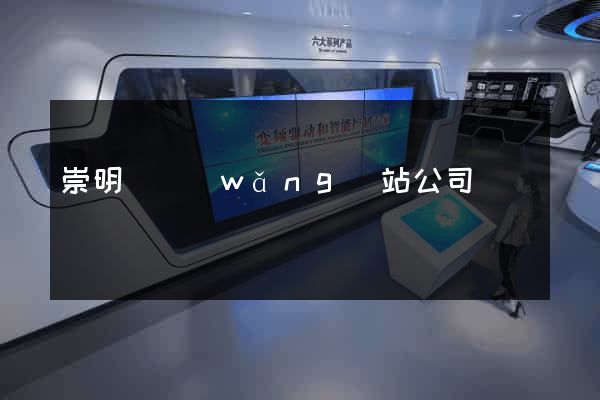 崇明縣網(wǎng)站公司