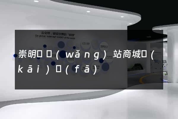 崇明縣網(wǎng)站商城開(kāi)發(fā)