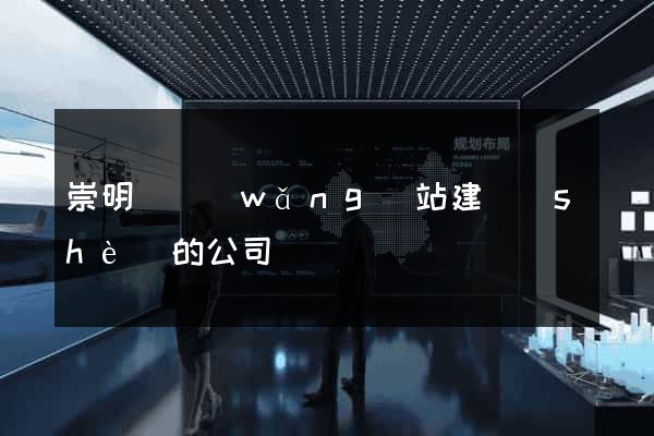 崇明縣網(wǎng)站建設(shè)的公司